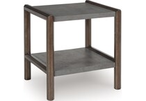 brown gray occasional tables   