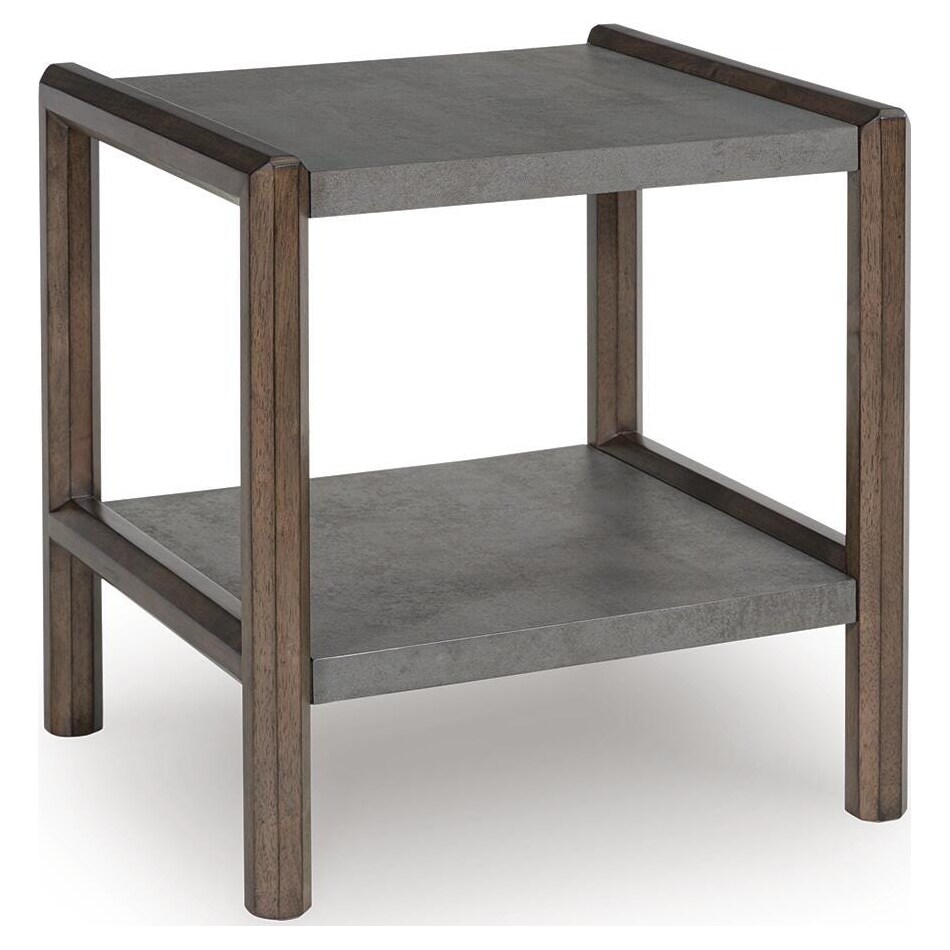 brown gray occasional tables   