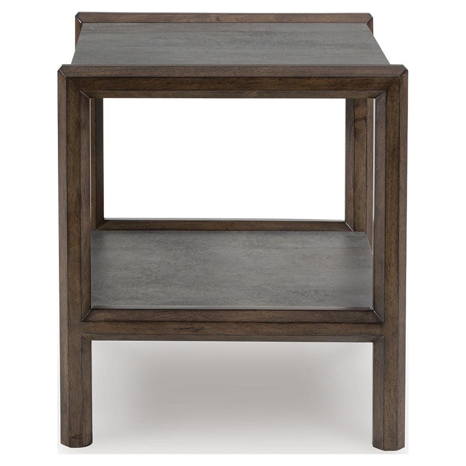 brown gray occasional tables   
