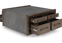 brown gray occasional tables   