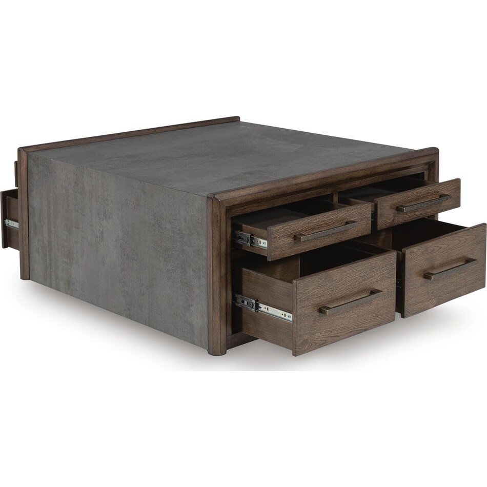 brown gray occasional tables   
