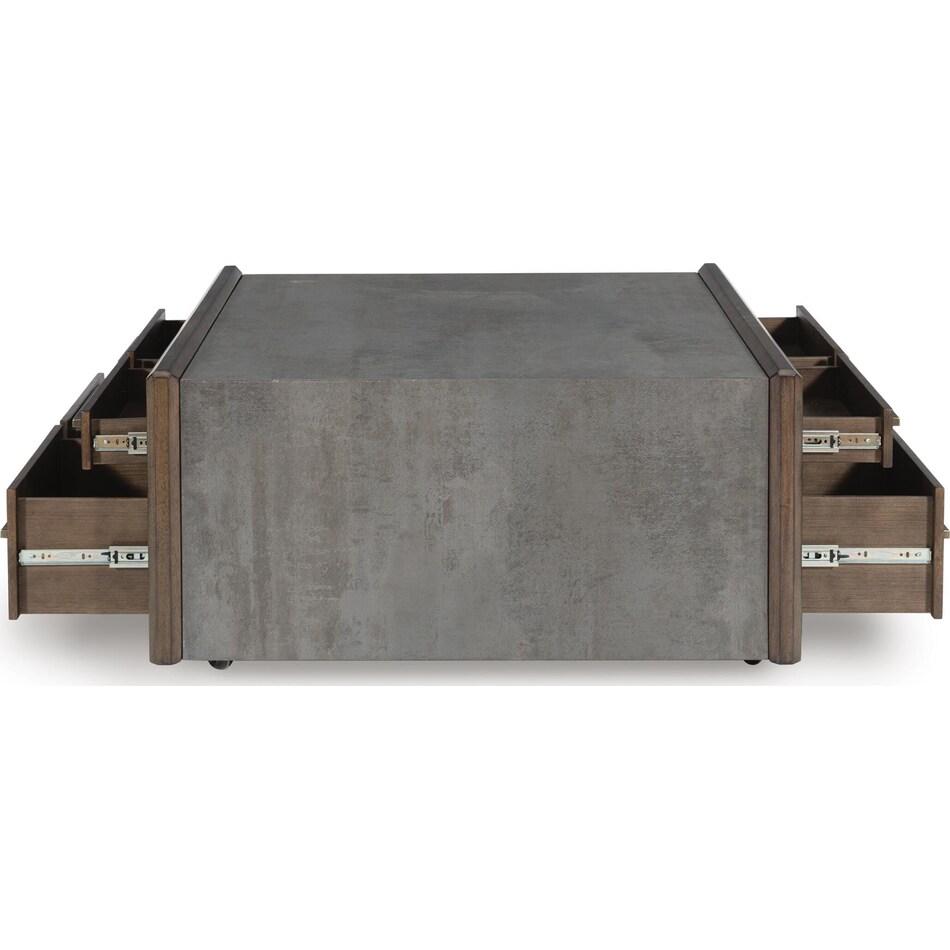 brown gray occasional tables   