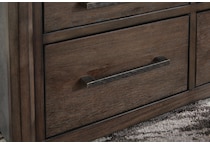 brown gray occasional tables   