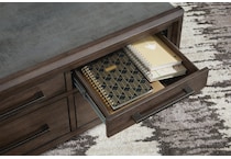 brown gray occasional tables   