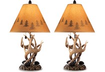 brown lamps   