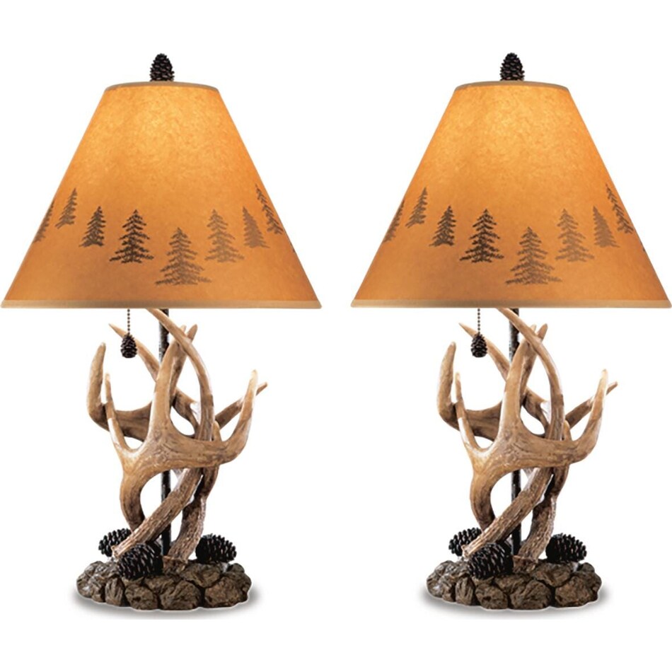brown lamps   