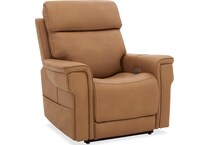 brown leather recliner   