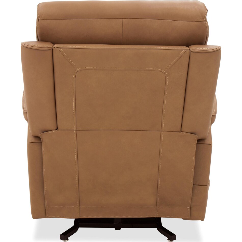 brown leather recliner   