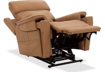 brown leather recliner   
