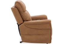 brown leather recliner   