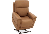 brown leather recliner   