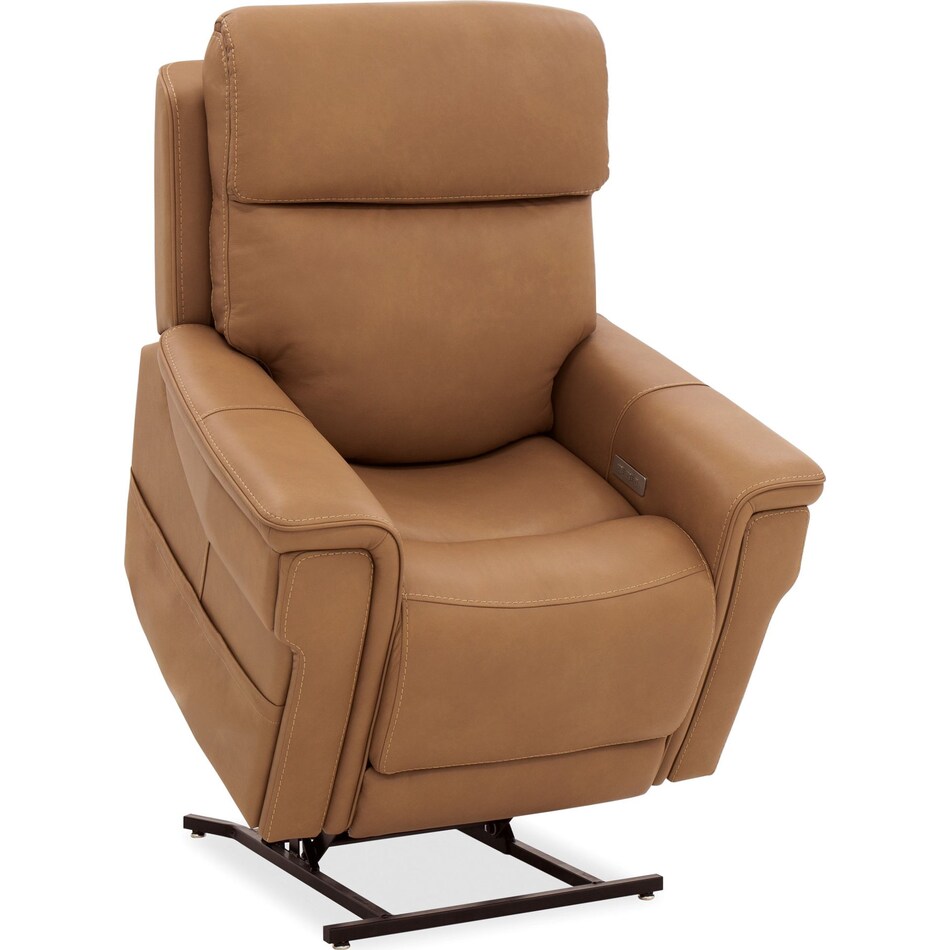 brown leather recliner   