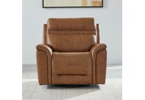 brown leather recliner   