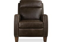 brown leather recliner   