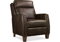 brown leather recliner   