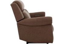 brown leather recliner   