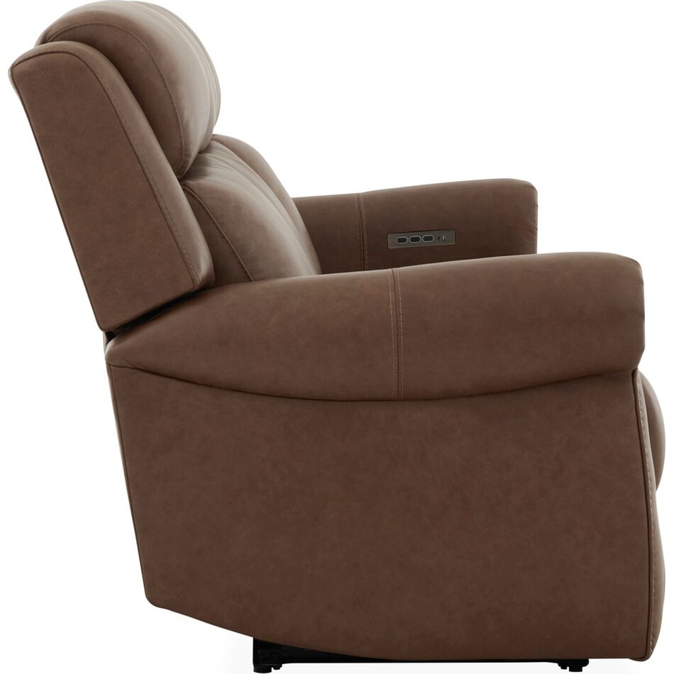 brown leather recliner   
