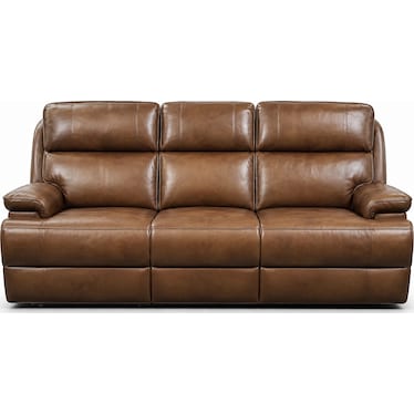 Leather Power Reclining Sofa