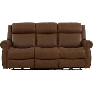 Leather Power Reclining Sofa