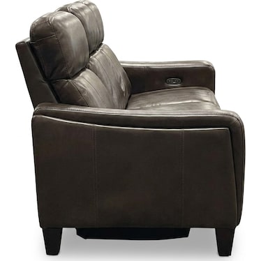 Power Reclining Leather Sofa