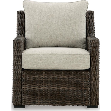 Brook Ranch Outdoor Lounge Chair with Cushion