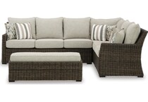 brown outdoor furniture   