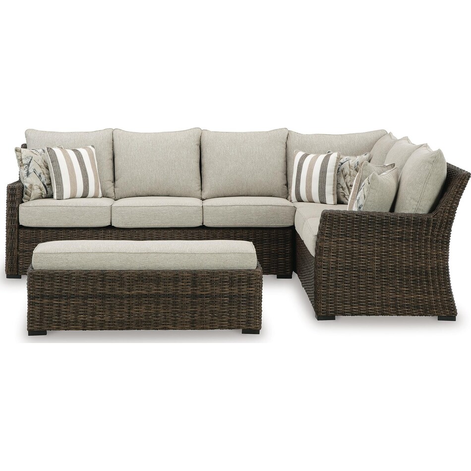brown outdoor furniture   