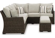 brown outdoor furniture   
