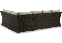 brown outdoor furniture   