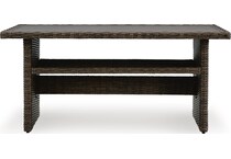 brown outdoor furniture   