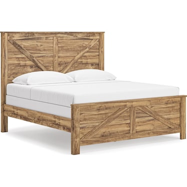 Maystonna King Crossbuck Panel Bed