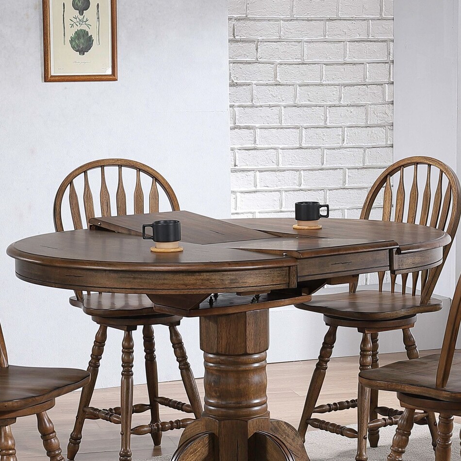 brown pub tables bars and stools   