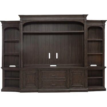 Entertainment Center with Piers