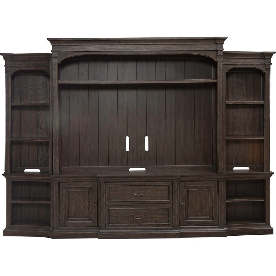 brown wall units   