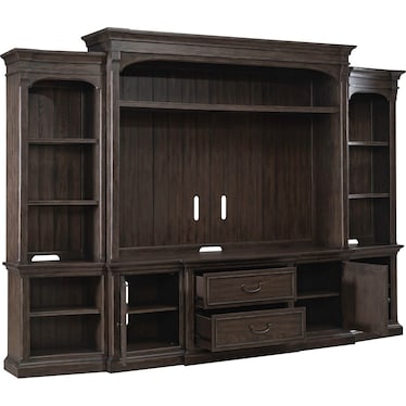 Entertainment Center with Piers