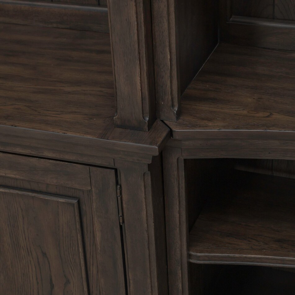 brown wall units   