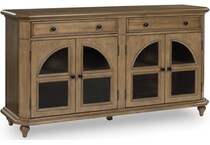 brown wall units   