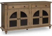 brown wall units   
