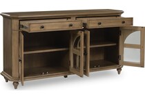 brown wall units   