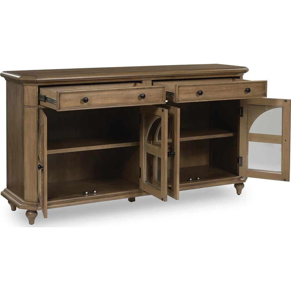 brown wall units   