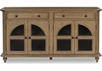 brown wall units   