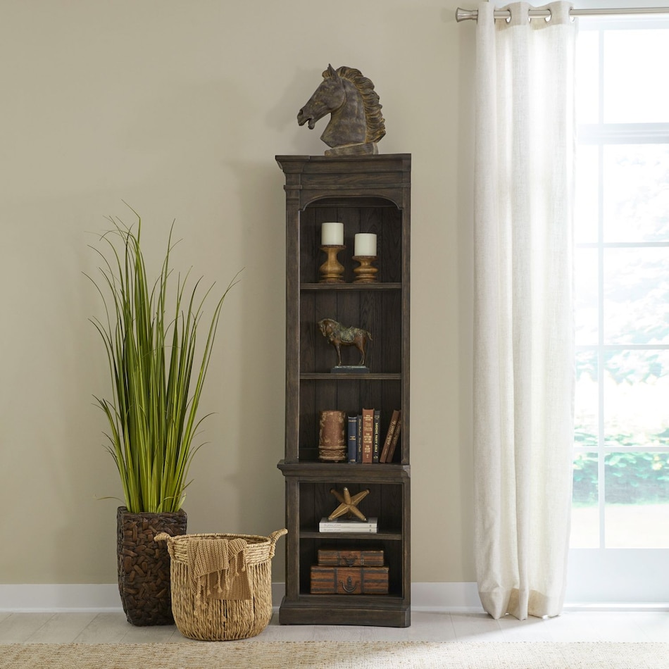 brown wall units   