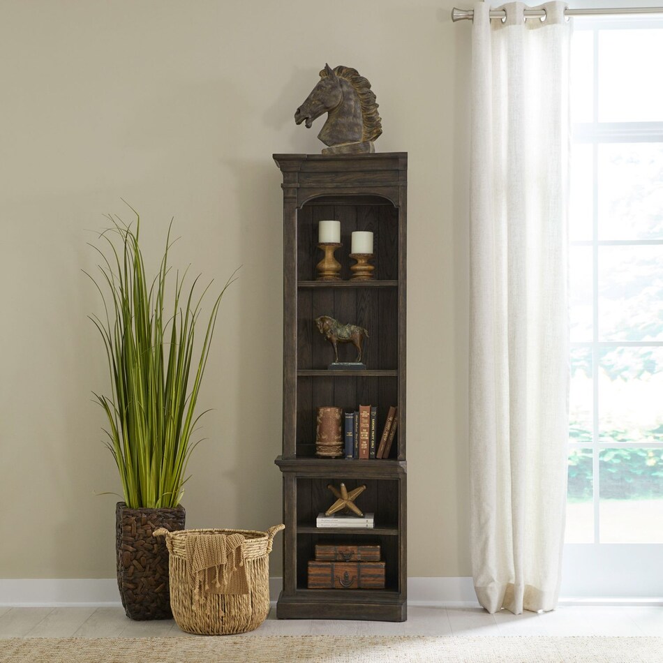 brown wall units   