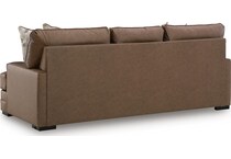 caramel fabric living room groups   
