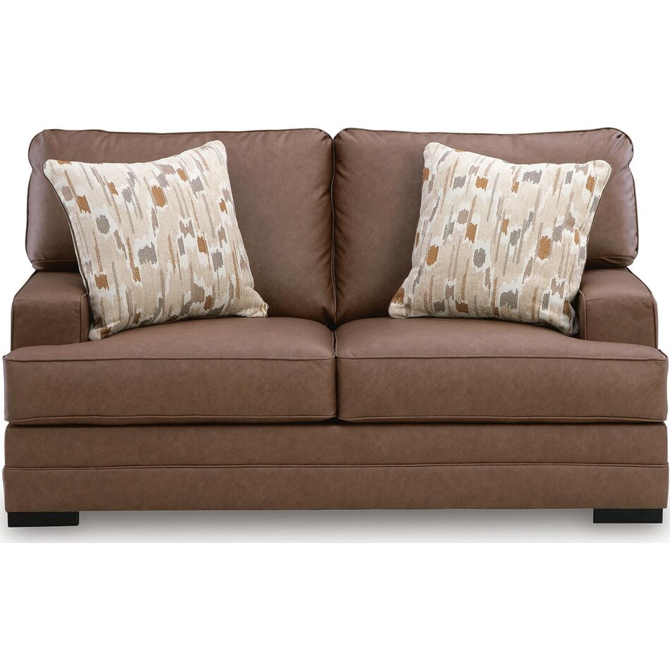 caramel fabric living room groups   