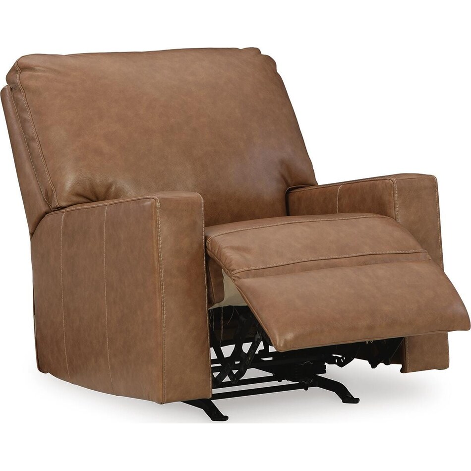 caramel fabric recliners   
