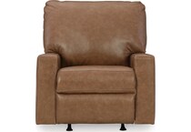 caramel fabric recliners   