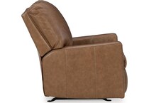 caramel fabric recliners   