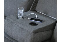 charcoal fabric living room groups   