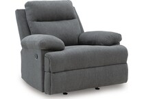charcoal fabric recliners   